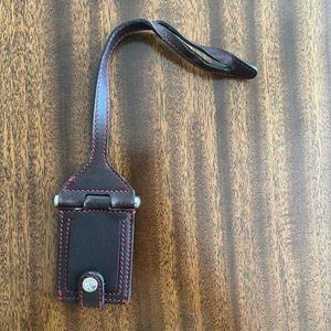 Tod’s Leather Luggage Tag